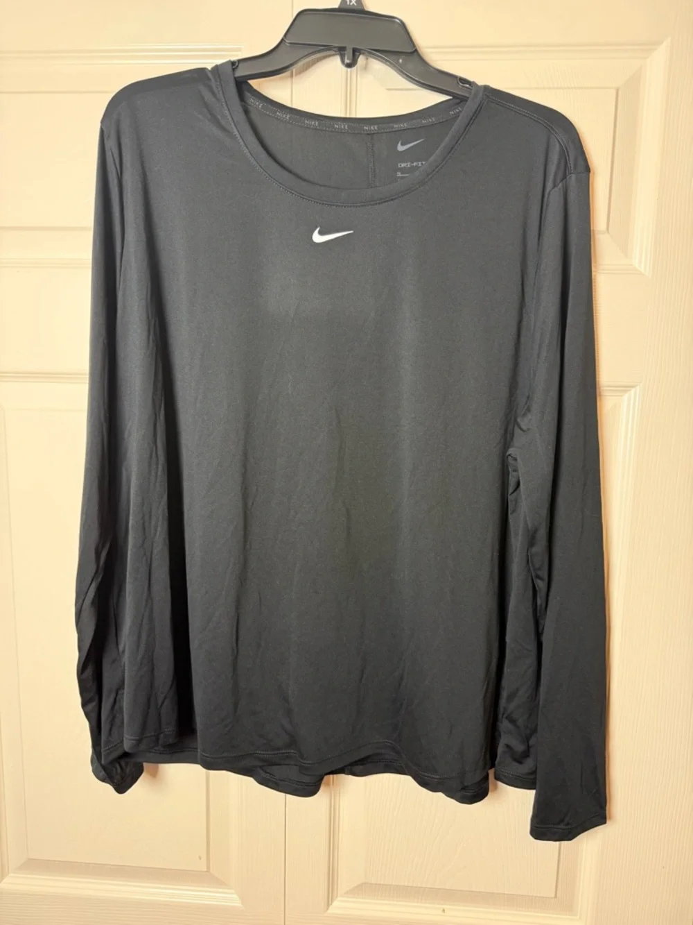 Nike Dri Fit Long Sleeve Black Athletic Tee